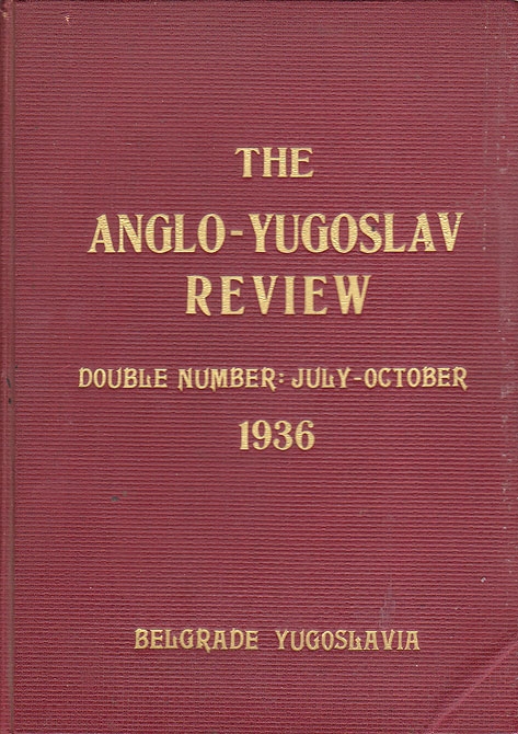 Prvi broj The Anglo-Yugoslav Review